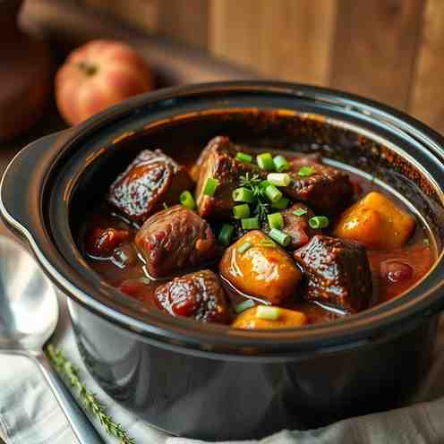 Jamaican Oxtail Stew - Slow Cooker Recipe